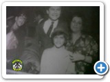 Luis Bordon com sua Famlia (Luisinho, Madel e Teresa)
