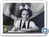 Bete Bissoli na época do Grupo Escolar