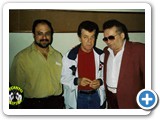 Ravel com Tony Campelo e o empresrio Celso Belo