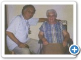 Jos Caetano Erba ao lado de sua me D. Antonia