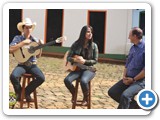 Jos Mauro e Polyana no Programa Frutos da Terra