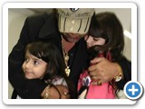 Lorena e Rafaela com Jos Rico