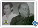 Luis Bordon com Maestro Herminio Gimenez