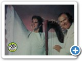 Luis Bordon e Esther Villasanti bailando em Pajaro Campaa