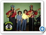 Luis Gustavo e Luis Augusto com Cacique e Paj