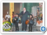Luis Gustavo e Luis Augusto com Gilberto Barros