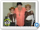 Luis Gustavo e Luis Augusto com Inezita Barroso