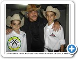 Luis Gustavo e Luis Augusto com Jackson Antunes