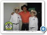 Luis Gustavo e Luis Augusto com Kleber Oliveira
