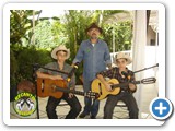 Luis Gustavo e Luis Augusto com Luiz Rocha