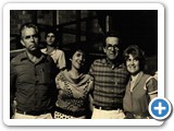 Nelson Gomes, Maria Jos, Moraes Sarmento e Maria de Lourdes - 14-01-1984
