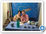 Nil Bernardes com Sandra Cristina Peripato