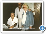 Fernando Basso, Tio Godoy e Orlando Ribeiro no Studio Gravadisc em So Paulo - 2000