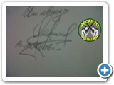 Autgrafo de Oscar Safuan em 2006