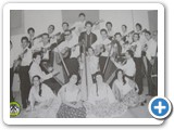 Coral Paraguayo da Escola de Msicos Amigos. Foto aps a gravao do disco no estdio RCA