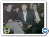 Gustavo, Oscar Safuan, Luis Bordon e seu filho no Festival Rochas