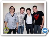 Otvio Augusto e Gabriel com Chitozinho e Xoror