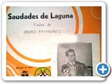 Pedro Raymundo - Partitura Saudade de Laguna