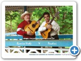 Ramiro Vila e Pardini na Varanda da Tulha da Fazenda Lageado - Abril de 2000