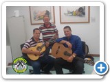 Rubens Simes com Marcos Violeiro e Cleiton Torres