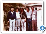 Tio Carreiro e Dino Franco na casa do Vieirinha - 12-02-1983