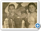 Anacleto Rosas Jr com os Filhos Luiz Rosas e Cleuza Rosas