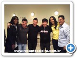 Dinah, Czar, Gilmar, Gilberto, Edna e Paulinho