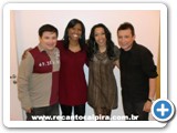 Gilberto, Dinah, Edna e Gilmar
