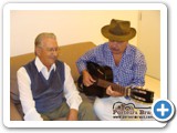 Liu e Cassiano cantam no camarim